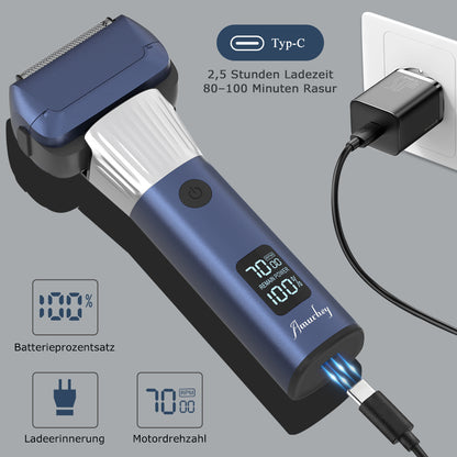 Amurhey FK705 Elektrischer Folienrasierer 5 Klingen Pro