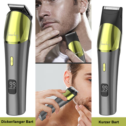 Amurhey FK9001J Multifunktionaler Bartschneider und Haarschneider Ein Kit für alle Verwendungen