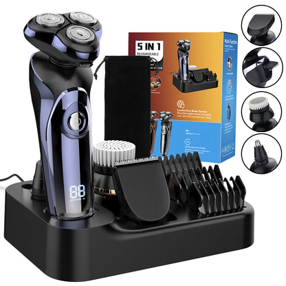 FK8600 Multifunktionales Elektrorasierer-Set Metallic Blau