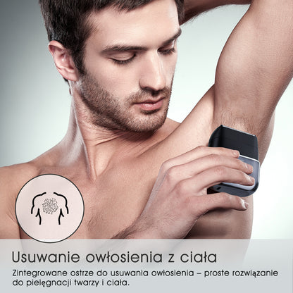 Amurhey FK706 Mini golarka elektryczna dla mężczyzn z etui podróżnym