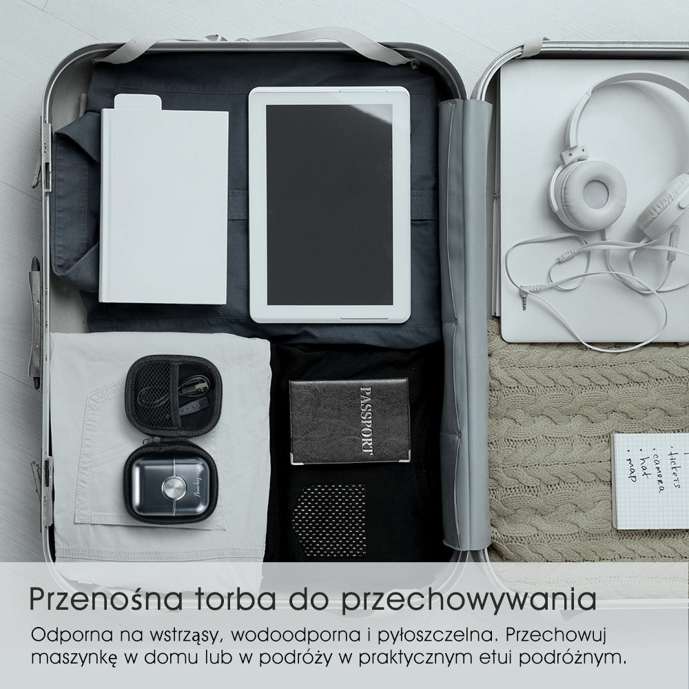 Amurhey FK706 Mini golarka elektryczna dla mężczyzn z etui podróżnym