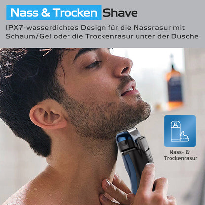 FK609 Folienrasierer für Männer, Farbverlauf blau