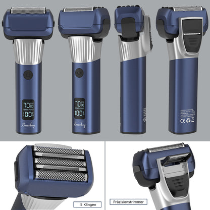 Amurhey FK705 Elektrischer Folienrasierer 5 Klingen Pro