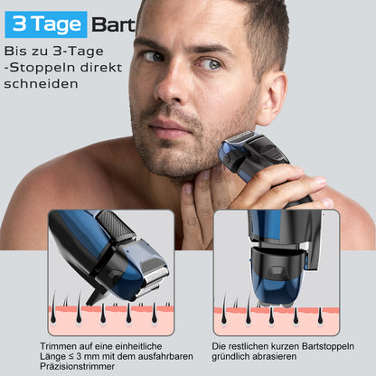 FK609 Folienrasierer für Männer, Farbverlauf blau