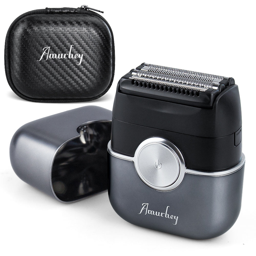 Amurhey FK706 Mini golarka elektryczna dla mężczyzn z etui podróżnym